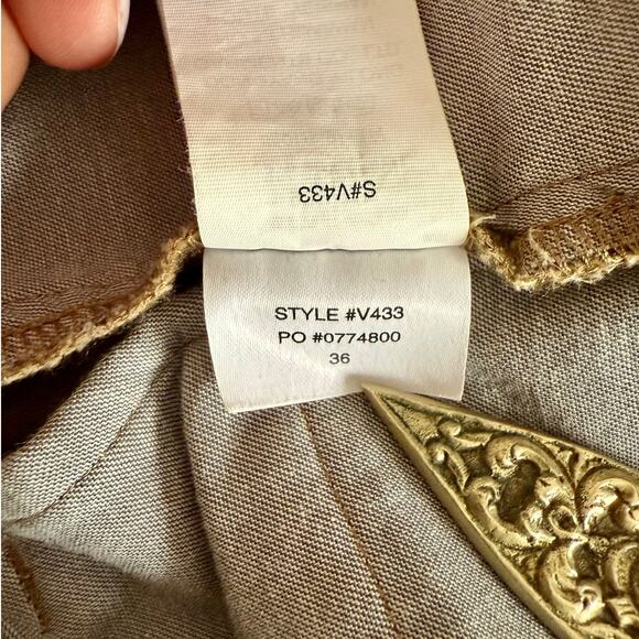 Vuori Collins Chino Pants V433 Mens 36 x 30 Khaki Brown Cotton Preppy Athleisure - Picture 9 of 12